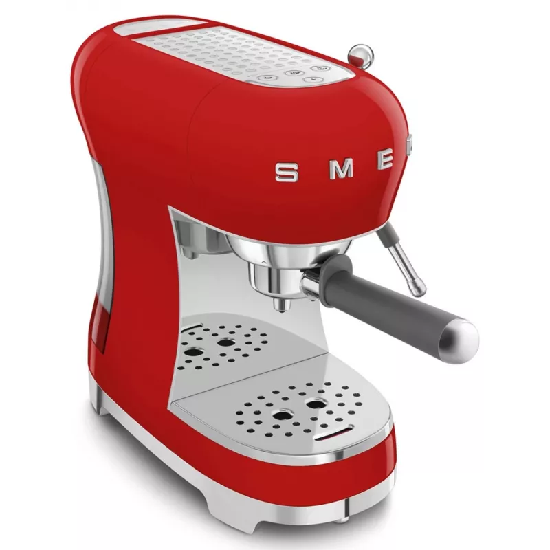 Smeg ECF02RDEU 50's Style handmatige espressomachine 1.1 L rood