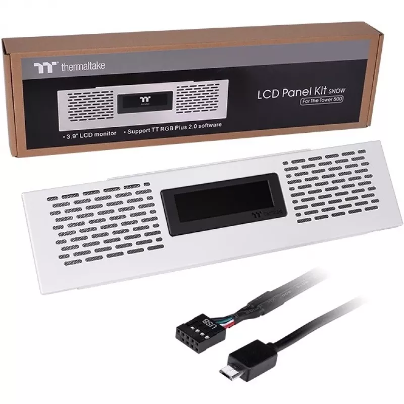 Thermaltake LCD Panel Kit Snow White voor The Tower 500