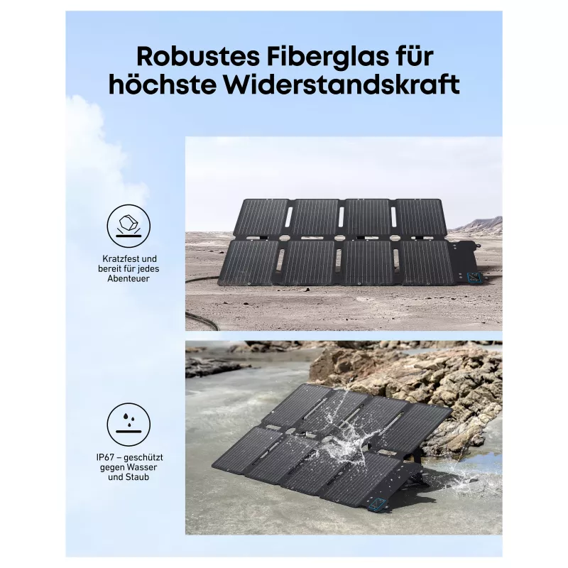 Anker SOLIX PS100 draagbaar zonnepaneel 100W (A24353A1)