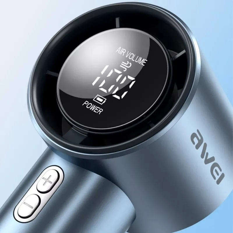 AWEI F38 mini handventilator blauw