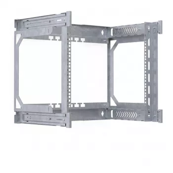 EFB Elektronik achterframe voor X-Rack wandbehuizing 400-600mm 9U 600x500mm verzinkt (WGX-BF09)