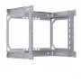 EFB Elektronik achterframe voor X-Rack wandbehuizing 400-600mm 9U 600x500mm verzinkt (WGX-BF09)