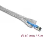 Delock vlechtkous voor EMC-afscherming zelfsluitend 5 m x 10 mm (20992)