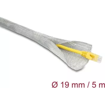 Delock Kabelbeschermvlecht voor EMC-afscherming zelfsluitend 5 m x 19 mm (20994)
