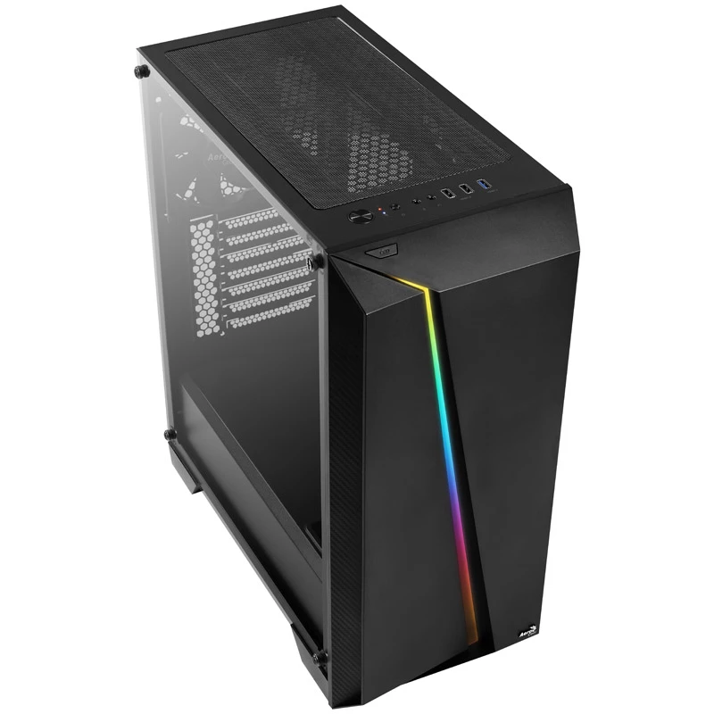 Aerocool Cylon Pro gehard glas midi-tower - zwart