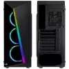 Aerocool Shard Tempered Glass Midi-Tower Zwart