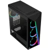 Aerocool Shard Tempered Glass Midi-Tower Zwart