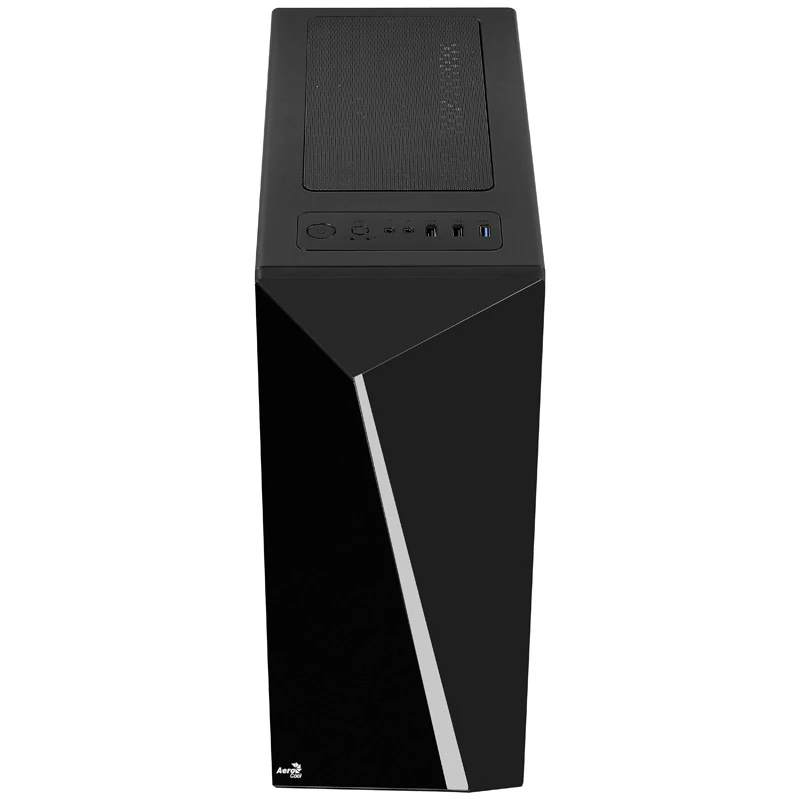 Aerocool Shard Tempered Glass Midi-Tower Zwart