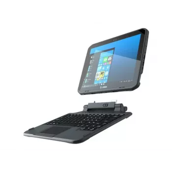 Zebra 2-in-1 toetsenbord met touchpad en uitschuifbare greep - verlicht - QWERTY US - voor Zebra ET80, ET85