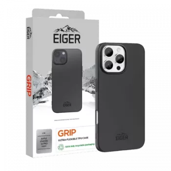 Eiger Grip Case iPhone 16 Pro Max zwart (EGCA00615)
