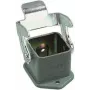 HARTING Han® 3 A opbouwbehuizing, drukgegoten aluminium, stofgrijs, enkele hendelvergrendeling, M20 kabelinvoer, IP65/IP67