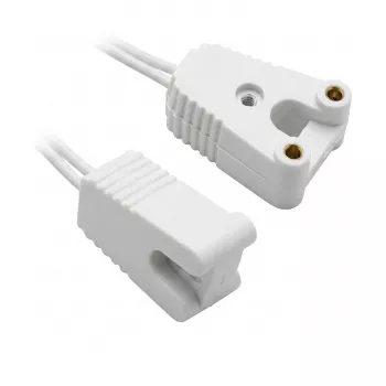 Synergy 21 LED-adapter voor T8 LED-buizen G13-fitting 2-delige set wit