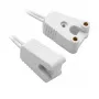 Synergy 21 led-adapter voor T8 ledbuizen G13-fitting 2-delige set wit