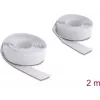 Delock Zelfklevende klittenband 2 m x 20 mm wit (19067)