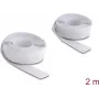 Delock Zelfklevende klittenband 2 m x 20 mm wit (19067)