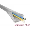 Delock Vlechtslang voor EMC-afscherming, zelfsluitend, 5 m x 25 mm (20995)