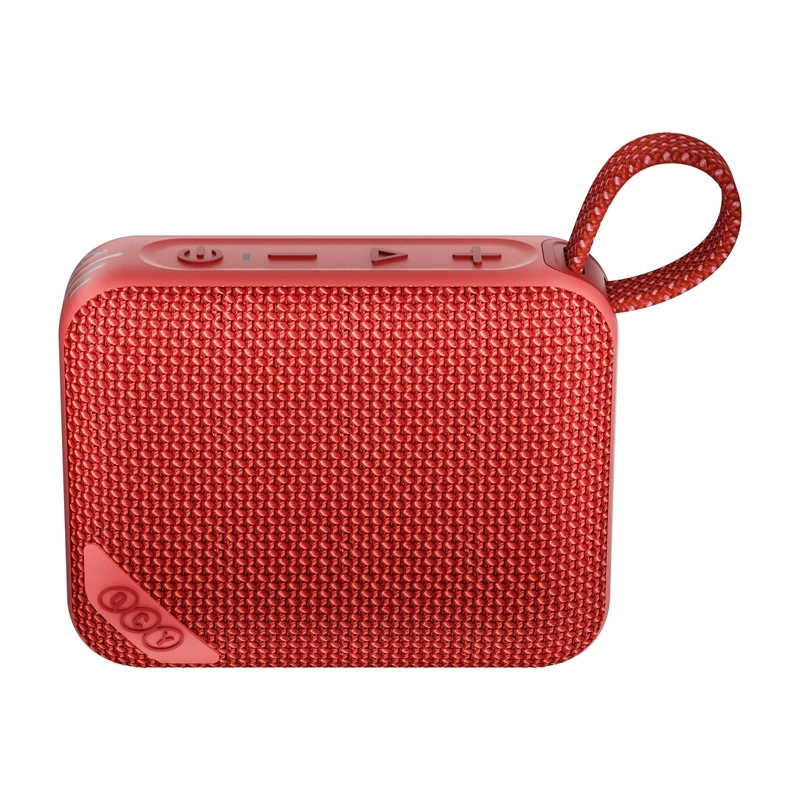 QCY SP2 Draagbare Bluetooth-luidspreker (rood) - IP67 waterdicht, RGB-verlichting, TWS-stereo