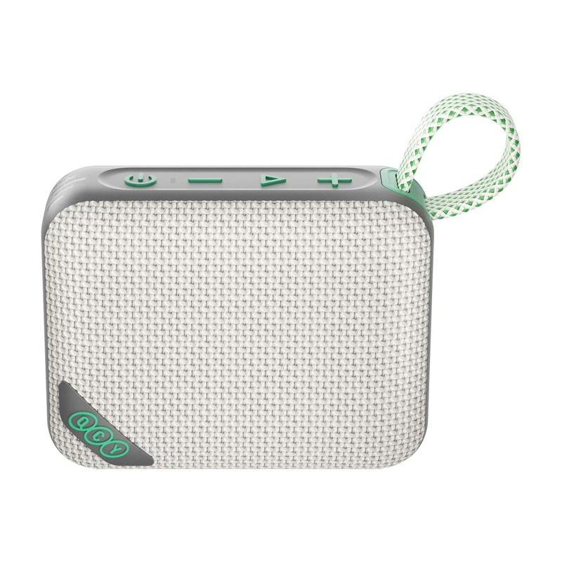 QCY SP2 Draadloze luidspreker (bruin) - Draagbare Bluetooth 5.3-luidspreker met RGB-verlichting, IPX5, TWS