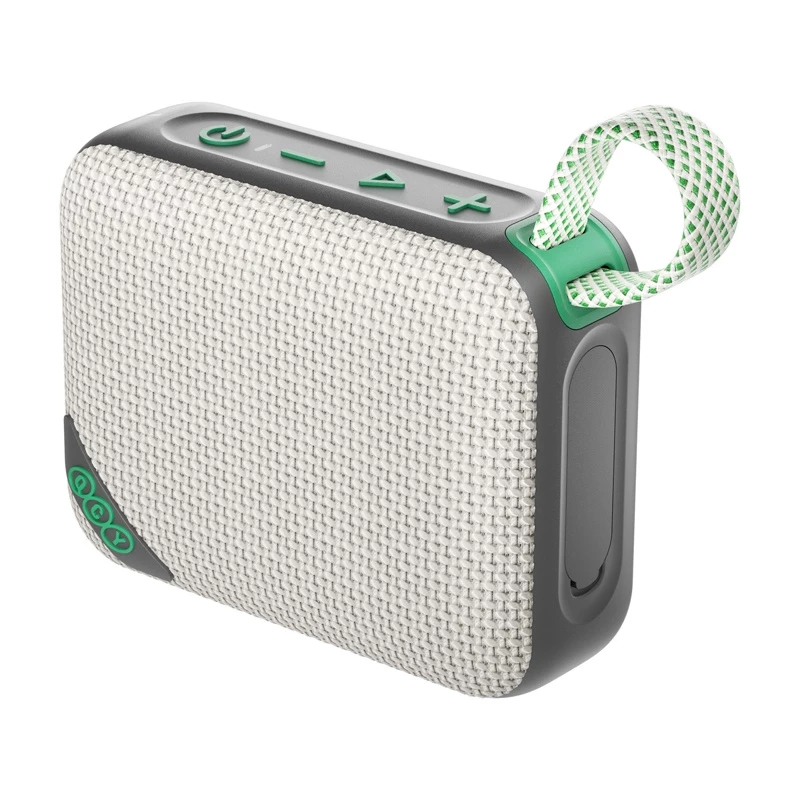 QCY SP2 Draadloze luidspreker (bruin) - Draagbare Bluetooth 5.3-luidspreker met RGB-verlichting, IPX5, TWS