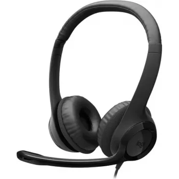 Logitech H390 USB-headset met noise-cancelling microfoon, bedraad, zwart