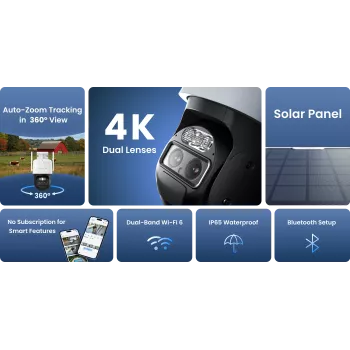 Reolink TrackMix B770 met zonnepaneel 2 dual-lens accucamera