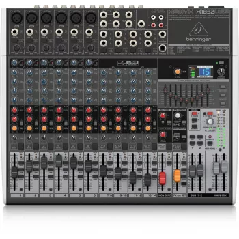 Behringer X1832USB Audiomixer 18 kanalen
