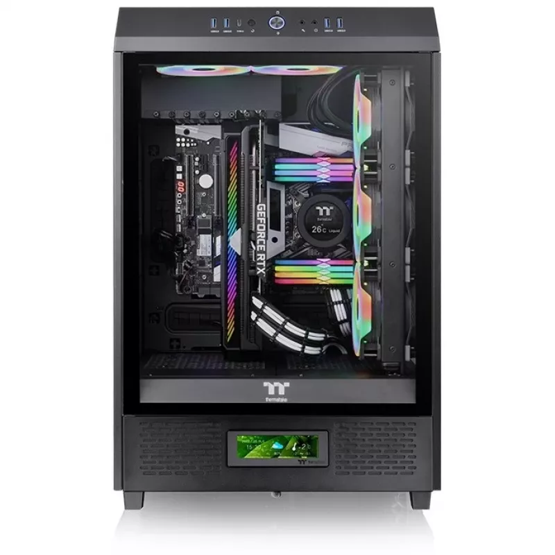 Thermaltake LCD-paneelkit zwart voor The Tower 500