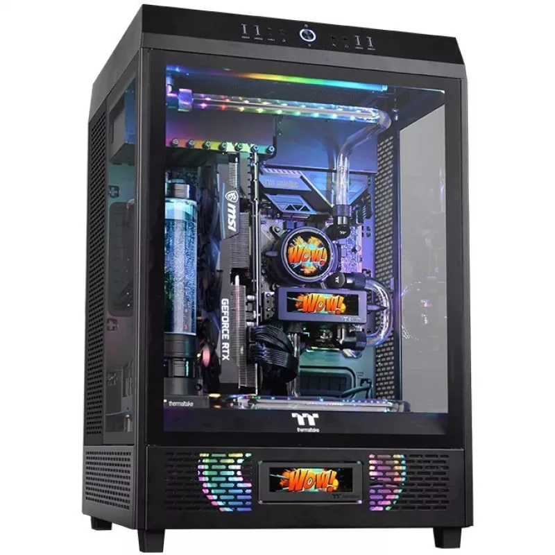 Thermaltake LCD-paneelkit zwart voor The Tower 500