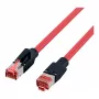 EFB-Elektronik RJ45 patchkabel Cat.6A S/FTP PUR Draka UC900 TM21 rood 15m