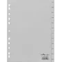 DURABLE maandindex A4 januari-december staand 12-tab polypropyleen grijs (6514-10)