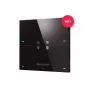 Grenton Smart Panel 4 touchvelden OLED-display Wi-Fi zwart glasfront