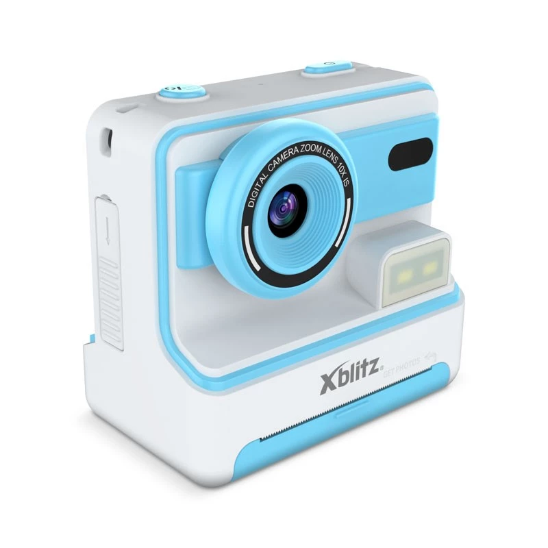 XBLITZ FLASH BLUE instantcamera met thermoprinter voor kinderen