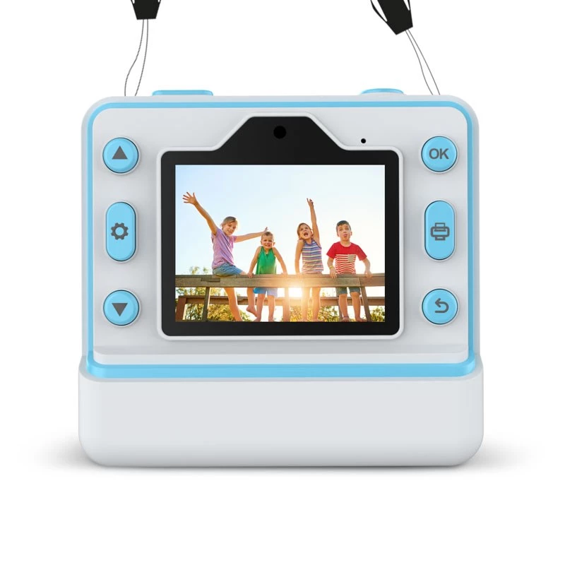 XBLITZ FLASH BLUE instantcamera met thermoprinter voor kinderen
