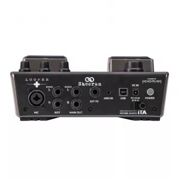 Sheeran Looper+ by HeadRush - looper en vocal-processor met 2 stereo-loopsporen, 4 uur opname, 128 geheugenplaatsen, vocal-effecten, 32-bit float-audio