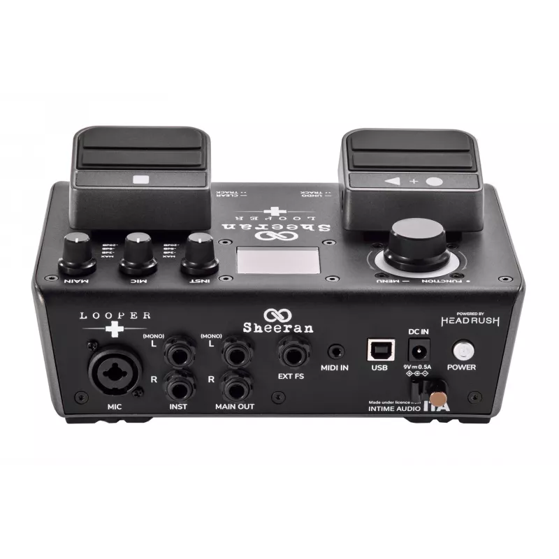 Sheeran Looper+ by HeadRush - looper en vocal-processor met 2 stereo-loopsporen, 4 uur opname, 128 geheugenplaatsen, vocal-effecten, 32-bit float-audio