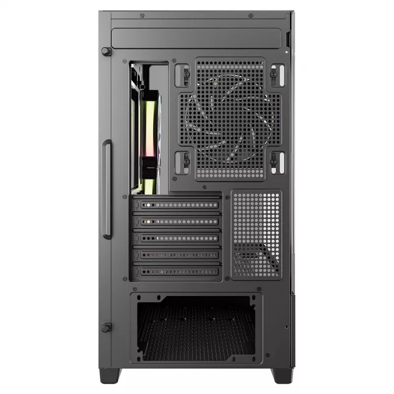 DeepCool CG380U mid-tower behuizing, gehard glas, 3x 120mm ARGB ventilatoren, zwart