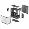 DeepCool CG380U mid-tower behuizing, gehard glas, 3x 120mm ARGB ventilatoren, zwart
