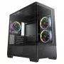 DeepCool CG380U mid-tower behuizing, gehard glas, 3x 120mm ARGB ventilatoren, zwart