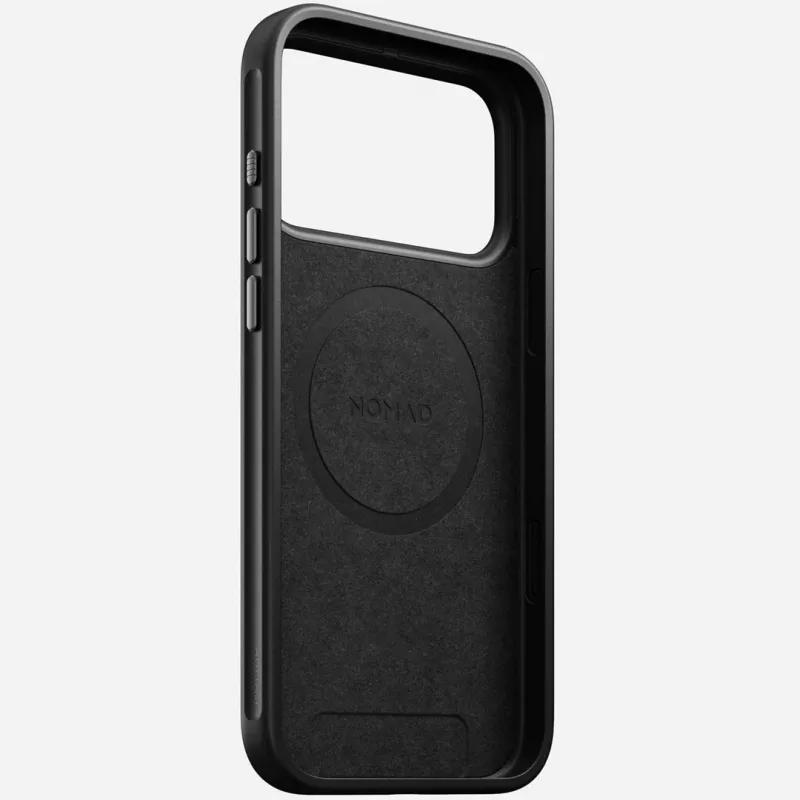 NOMAD Modern Leather Case voor iPhone 17 Pro Max, Horween leer, Rustic Brown, MagSafe-compatibel