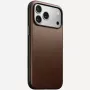 NOMAD Modern Leather Case voor iPhone 17 Pro Max, Horween leer, Rustic Brown, MagSafe-compatibel