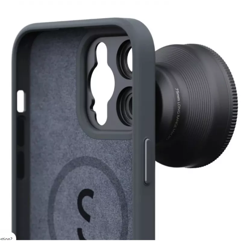 ShiftCam LensUltra Achtercover met Lens Mount voor iPhone 14 Pro Max, MagSafe, zwart
