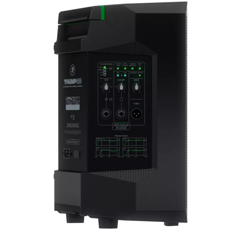 Mackie Thump GO - 8 inch draagbare, accu-aangedreven luidspreker, 200 W, Bluetooth 5.0, zwart