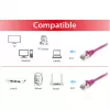 Equip Cat.6 S/FTP Patchkabel RJ-45 (M) naar RJ-45 (M) 0,5m violet LSZH