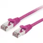 Equip Cat.6 S/FTP Patchkabel RJ-45 (M) naar RJ-45 (M) 0,5m violet LSZH