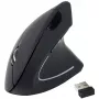 Equip 245110 Verticale ergonomische draadloze muis - rechtshandig - 2,4 GHz - USB-ontvanger - zwart