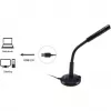 Equip Desktop-microfoon met verstelbare hoek, USB-aansluiting, zwart