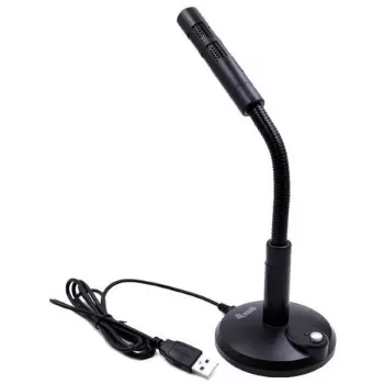 Equip Desktop-microfoon met verstelbare hoek, USB-aansluiting, zwart