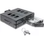 Delock 5,25 inch Montagerahmen voor 4 x 2,5 inch SATA- of SAS-HDD/SSD met slot