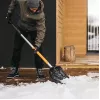 Fiskars 1057189 sneeuwschop metaal zwart, oranje