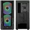 Aerocool AirHawk Duo midi-tower, gehard glas - zwart